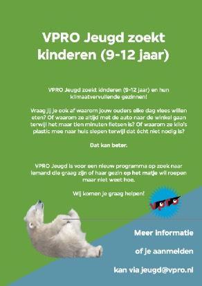 Daag jij je ouders uit??! VPRO jeugd zoek kinderen in de leeftijd van 9-12 jaar. Vraag jij je ook af waarom jouw ouders elke dag blees willen eten?