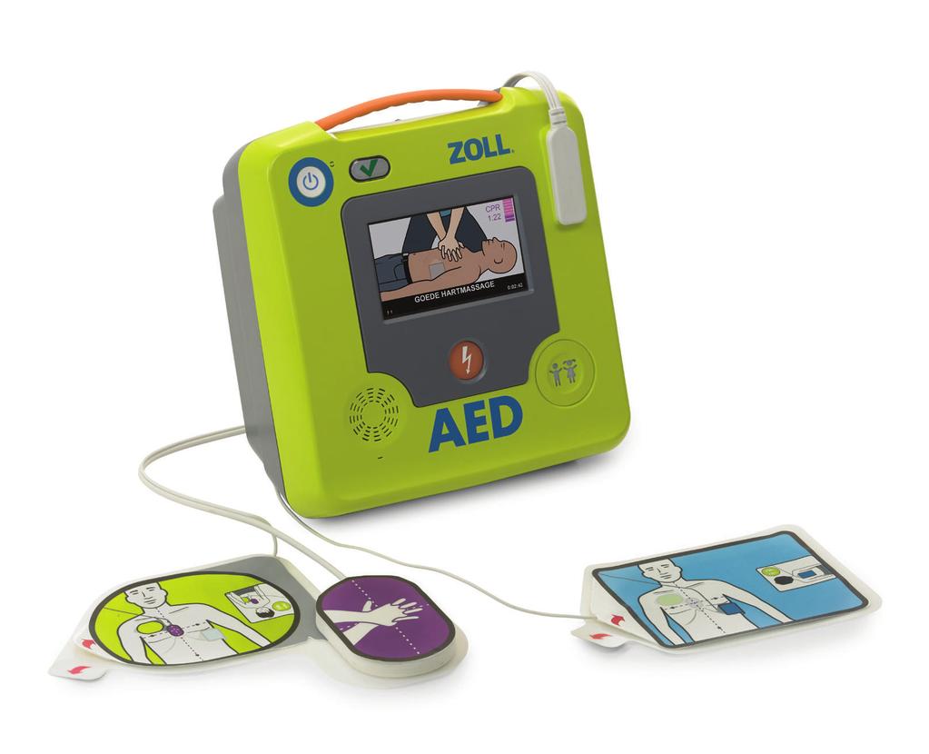 Voorbij de AED Plus In 2002 lanceerde ZOLL de AED Plus defibrillator met Real CPR Help onmiddellijke reanimatiefeedback.