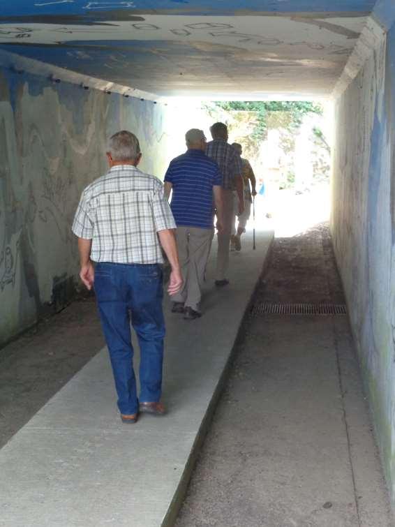 Tunnel in Jabeek onder de doorgaande weg naar Schinveld.