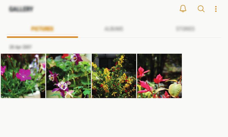 Apps en functies Foto's bekijken: het apparaat instellen zodat foto's worden weergegeven nadat ze zijn gemaakt. Opslag- locatie: de geheugenlocatie selecteren voor opslag.