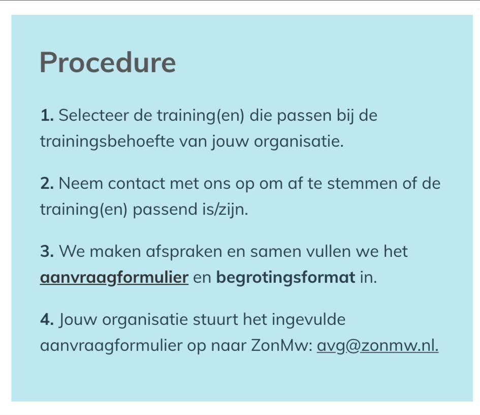 Aanvraagproces (Organisaties uit) gemeenten