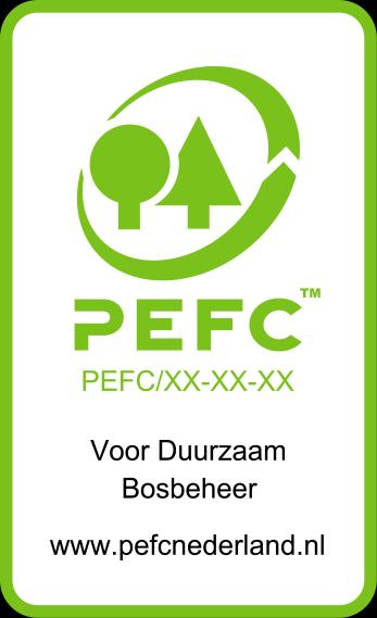 b) de gebruiker van het PEFC Logo duidelijk en zonder twijfel kan worden herkend aan de hand van andere on-product informatie. 7.3 