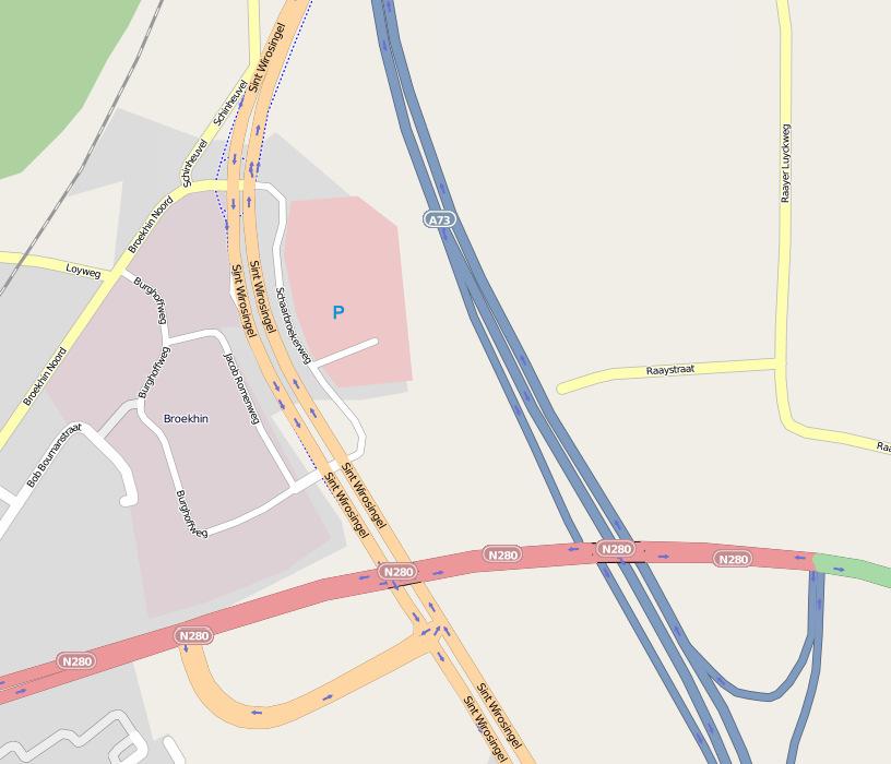 5 Externe ontsluiting Het Mobility Park (waar ook het tankstation en de wasstraat komt) is ontsloten via de Schaarbroekerweg, die op twee plaatsen aansluit op de St. Wirosingel.