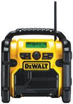 0Ah accu TOUGHSYSTEM RADIO DWST1-75659-QW Fantastisch geluid van de ultieme bouwradio Werkt op 10.