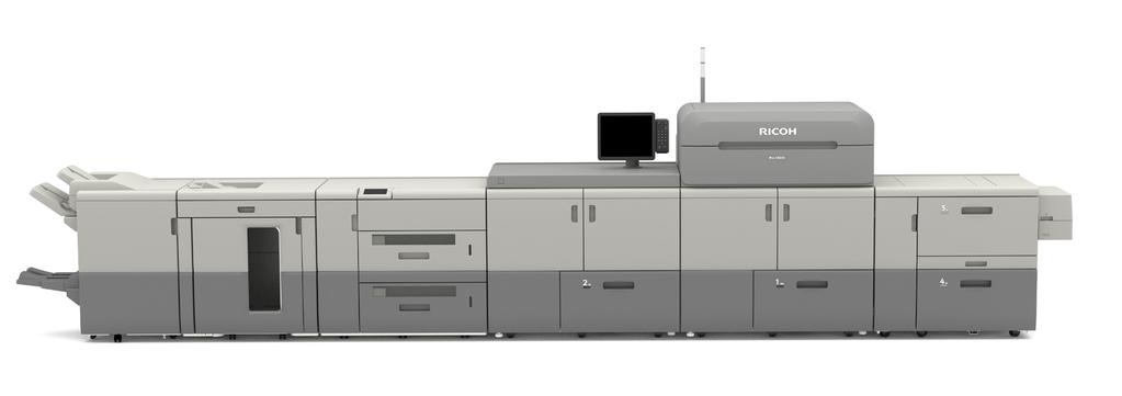 Volledig op maat Aangepast aan uw productiebehoeften De nieuwe Ricoh Pro C9200 en Pro C9210 zijn op maat aanpasbaar aan al uw productiebehoeften, met aanvullende inline invoer- en nabewerkingsopties,