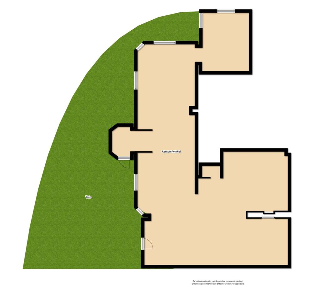 De plattegrond van de