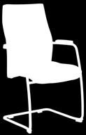 stapelbaar Vergaderstoel model CARME Stapelbare stoel in zwart of aluminium epoxylak. Comfortabele rugleuning.