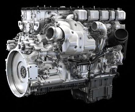 Effiënter, zuiniger Mercedes-Benz (MTU) dieselmotor met 480 kw / 653 PK met