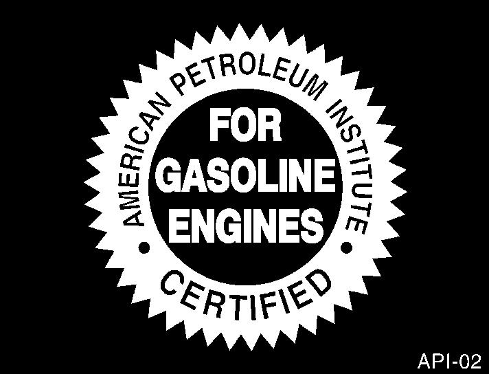 Het bovenste deel van het symbool geeft de kwaliteit van de motorolie aan door middel van een afkorting zoals SL. Deze aanduiding is vastgesteld door API (American Petroleum Institute).