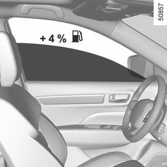 Tips voor het rijden, zuinig rijden (5/5) Banden Door een te lage bandenspanning neemt het verbruik toe.