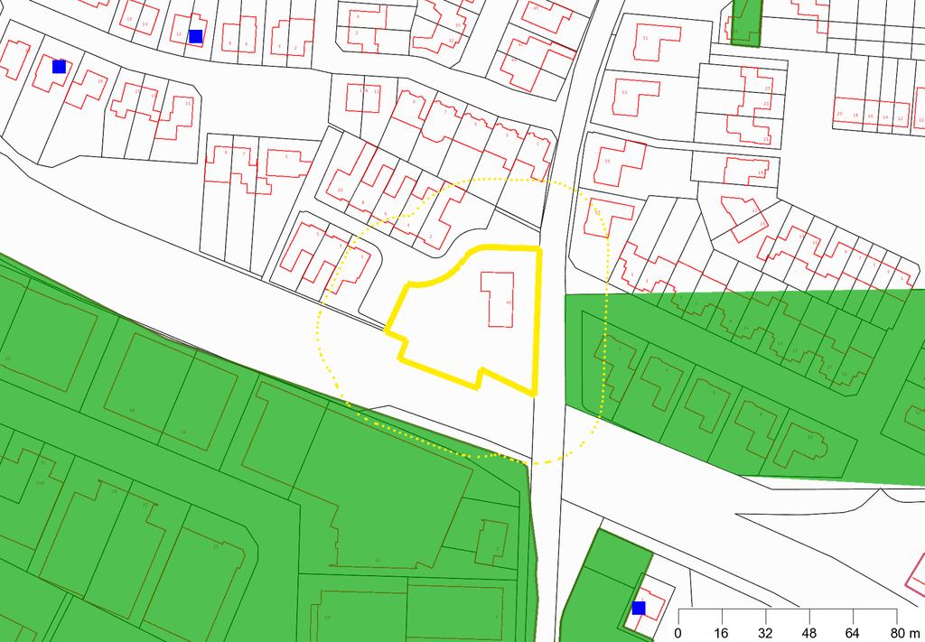 Omgevingsrapport Krijtestraat_46_te_Moergestel Geselecteerd perceel 25-meter buffer