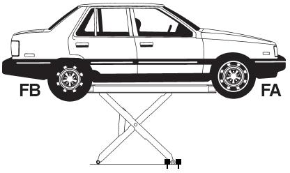 RV 5. TECHNISCHE SPECIFICATIES / RV HEFVERMOGEN 2500 kg Heftijd 25 sec Daaltijd 25 sec Max. hydr.