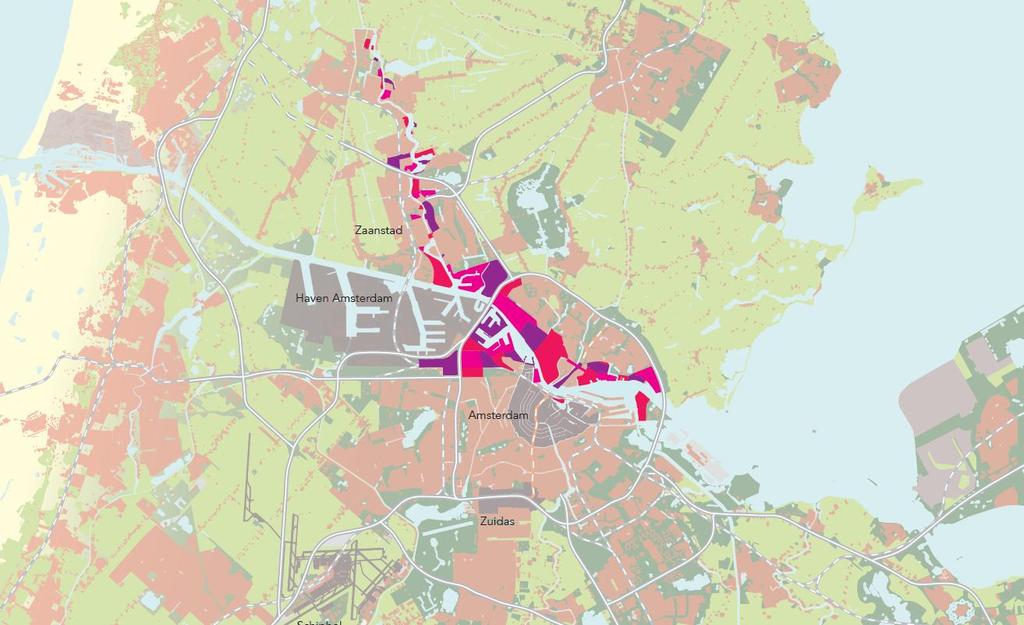 De beleidsmix in bijvoorbeeld Zaanstad Elementen beleidsmix aanwezig, niet altijd expliciet beredeneerd, normatieve perspectieven spelen rol (maar verschillen ook weer.