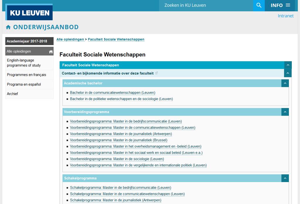 Programmagids met