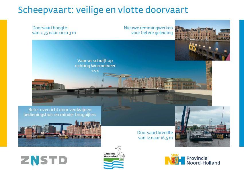 Verslag Informatiebijeenkomst nieuwe Zaanbrug De Stoomhal, te Wormer 18 mei 2015 Samen met de gemeenten Wormerland en Zaanstad organiseerde de provincie Noord-Holland op 18 mei jl.