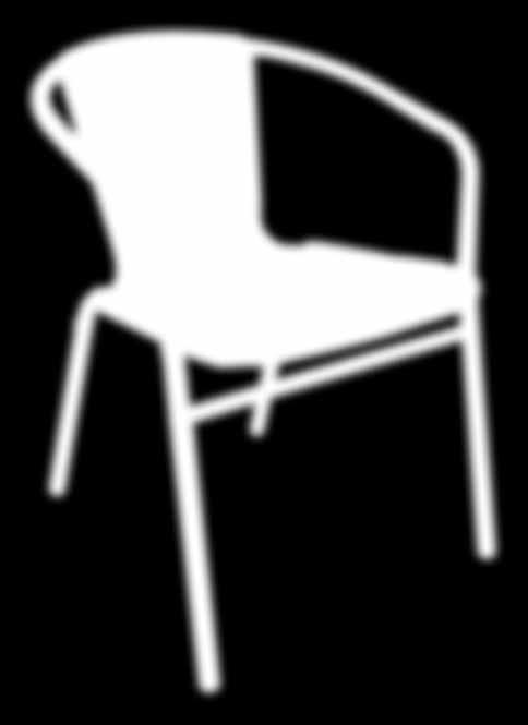 Rotan stoelen Lichte, eenvoudige, sterke en stijlvolle stoelen voor gebruik in bistro's, cafes,