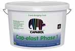 Tussenlaag Afwerkingslaag Cap-elast Phase 1 Cap-elast Phase 2 Met vezels versterkte, elastische, gepigmenteerde tussenlaag. Zijdematte, plasto-elastische, witte afwerklaag.