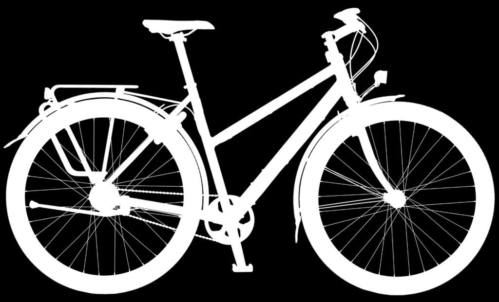 De reflector van de edelux+ koplamp is aangepast voor beter zicht óók vlak voor de fiets.
