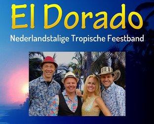 Dus, indien gewenst, kunnen ze ook samen naar jullie toe komen. El Dorado El Dorado is een band met drums, gitaar en zang en geeft een show waar de vonken vanaf vliegen.