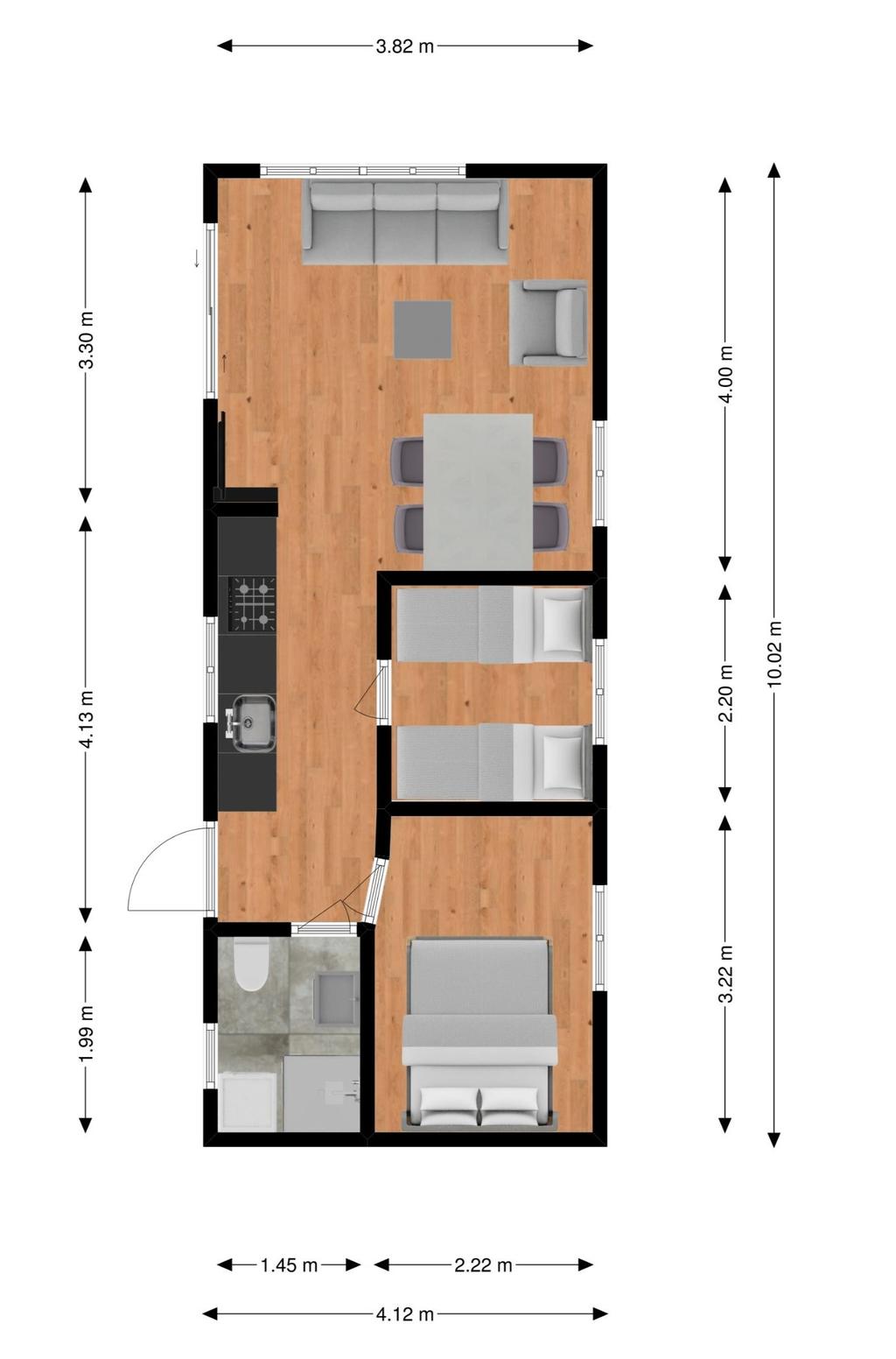 PLATTEGROND Maatgeving is indicatief. Hieraan kunnen geen rechten worden ontleend.