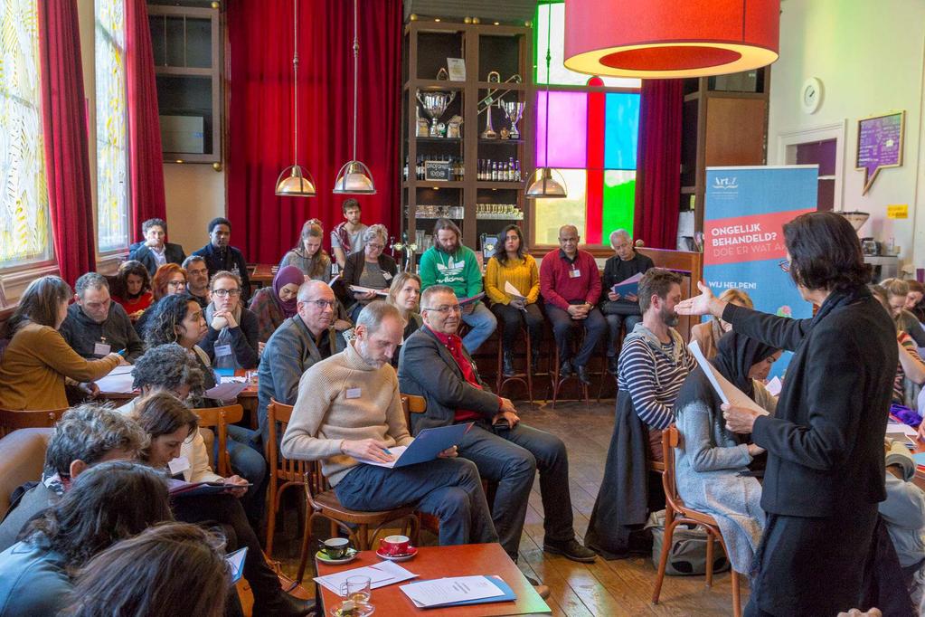 Op dinsdag 20 maart jl. organiseerde Art.1 Midden Nederland het symposium 'Cultuursensitief werken' met diverse workshops, bekijk HIER alle foto's!