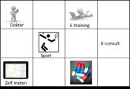 Ondersteund door IT en/of verwijzen naar andere domeinen, lokale activiteiten, etc.