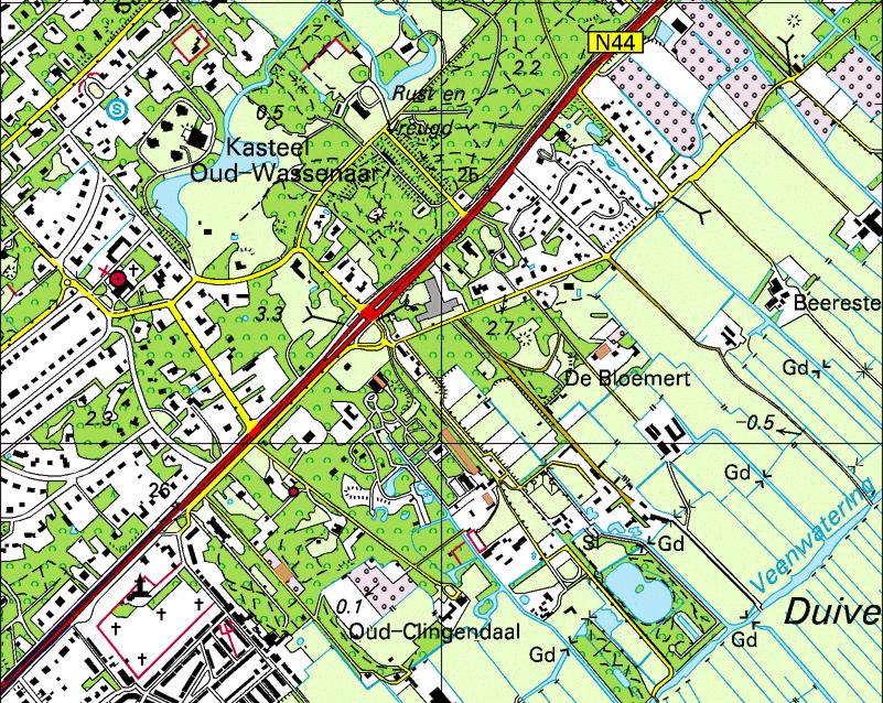 2. Situatie Het bouwplan ligt aan de Raaphorstlaan, in de gemeente Wassenaar. De geografische ligging is aangegeven in onderstaande figuur.