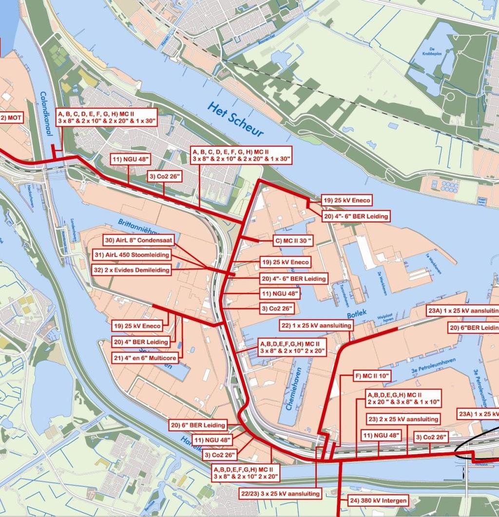 Monitoring van (beschikbare) ruimte Wat er is: Bestaande kabels en leidingen Bestaande ruimte in