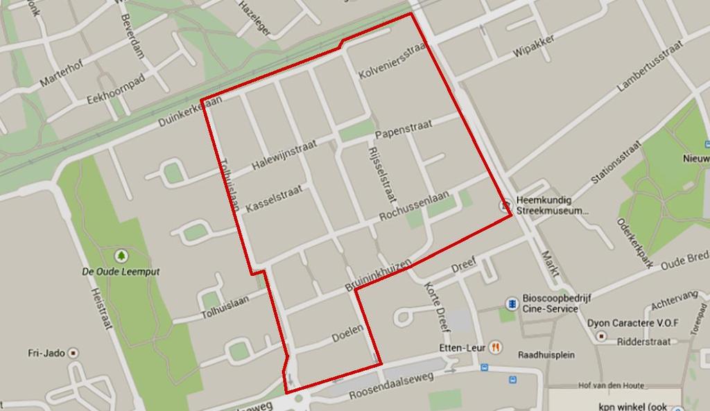 1) Inleiding 1.1 Aanleiding De gemeente Etten-Leur wil de parkeersituatie in Etten-Leurse woonwijken inzichtelijk maken.