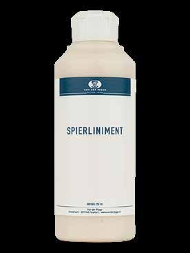 SPIERLINIMENT Spierliniment kan worden toegepast bij stijve en gevoelige spieren. De etherische oliën, glucosamine, chondroïtine en magnesium zijn vermengd met een milk.
