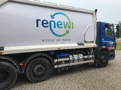 Afvalverwijdering. Renewi is de naam van het nieuwe bedrijf dat ontstaan is in 2017 na de fusie van de Shanks Group met Van Gansewinkel Groep BV.