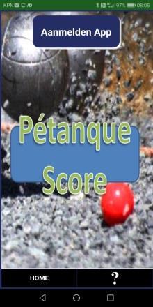 Petanque Score App De app is zowel bruikbaar op Android telefoons.