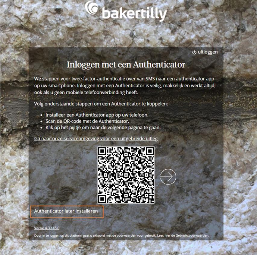 Inloggen Vanaf 10 april 2019 is het mogelijk om te kiezen tussen het inloggen en accorderen via SMS of via een Authenticator.