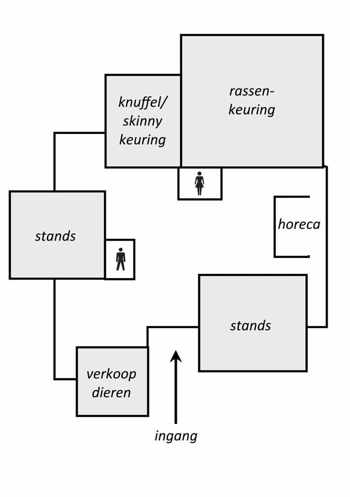 Plattegrond is slechts ter