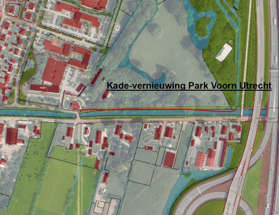 Aanleiding en doelstelling Als onderdeel van het Groot Onderhoudsplan oevers 2018 2023 wordt de houten beschoeiing van de Leidsche Rijn ter plaatse van Park Voorn in