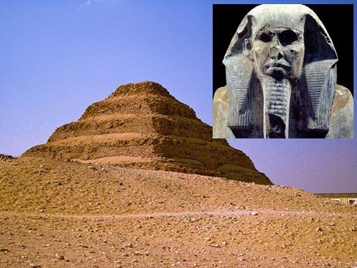 Het graf van Djoser bevindt zich diep onder de grond.