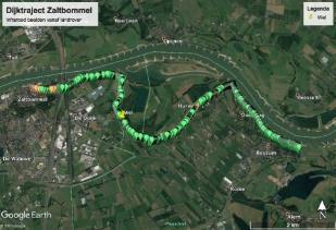 Hiermee worden mogelijke wellocaties aangetoond die normaliter moeilijk te bereiken zijn voor visuele inspectie.