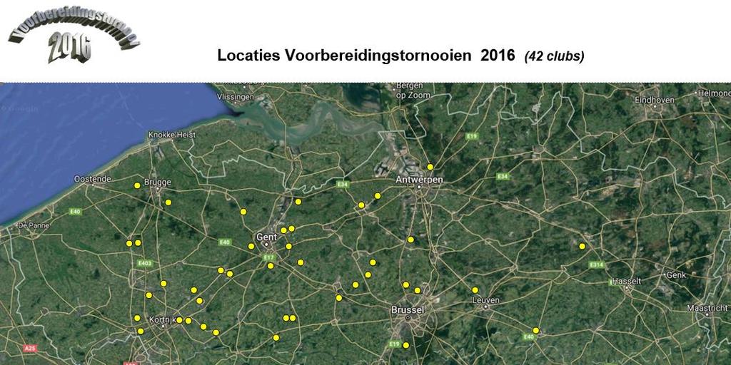 2016: 42 clubs (302 ploegen) Voor de komende editie schreven er zich al 5 Limburgse ploegen in waardoor we zéker