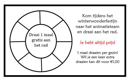 Er is tijd om geschminkt te worden, om spelletjes te spelen en natuurlijk een draai aan ons rad te geven. Kom jij ook even langs?