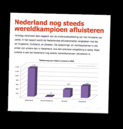 diensten moeten aftapbaar zijn