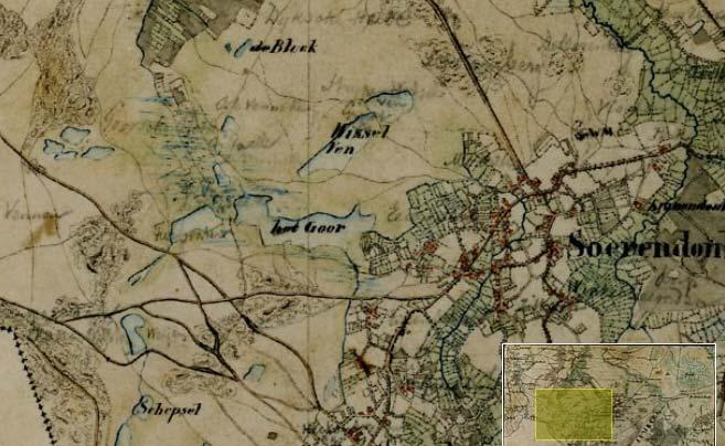 Topografische Militaire Kaart 1830-1850 detail;