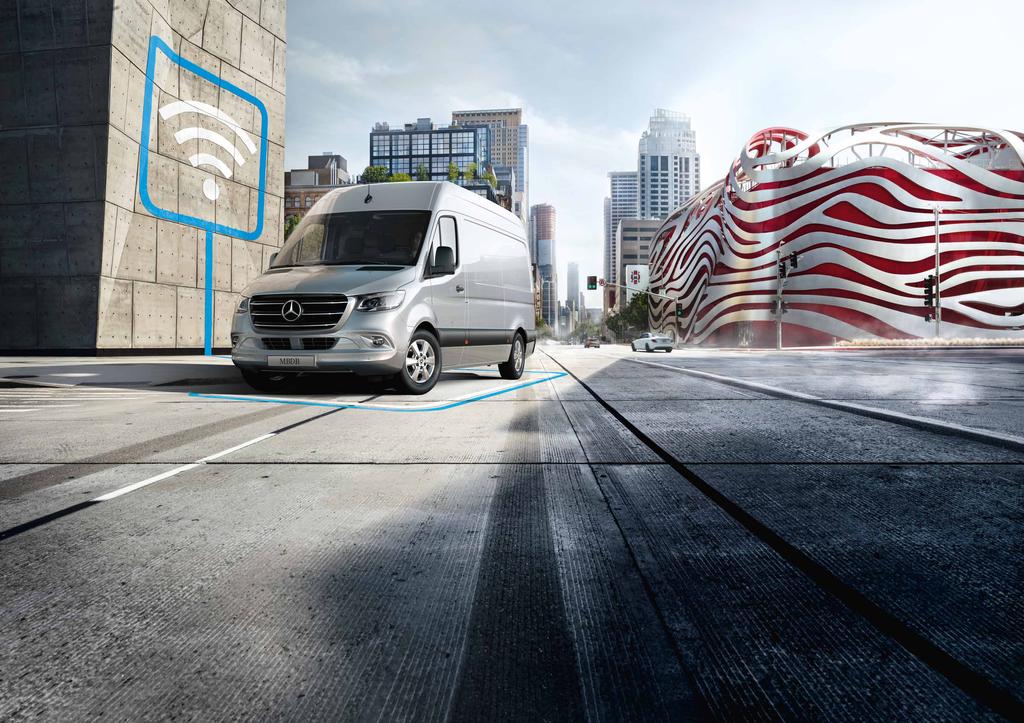 Starten met Mercedes PRO. Iedere nieuwe Mercedes-Benz Sprinter is standaard voorbereid voor Mercedes PRO.