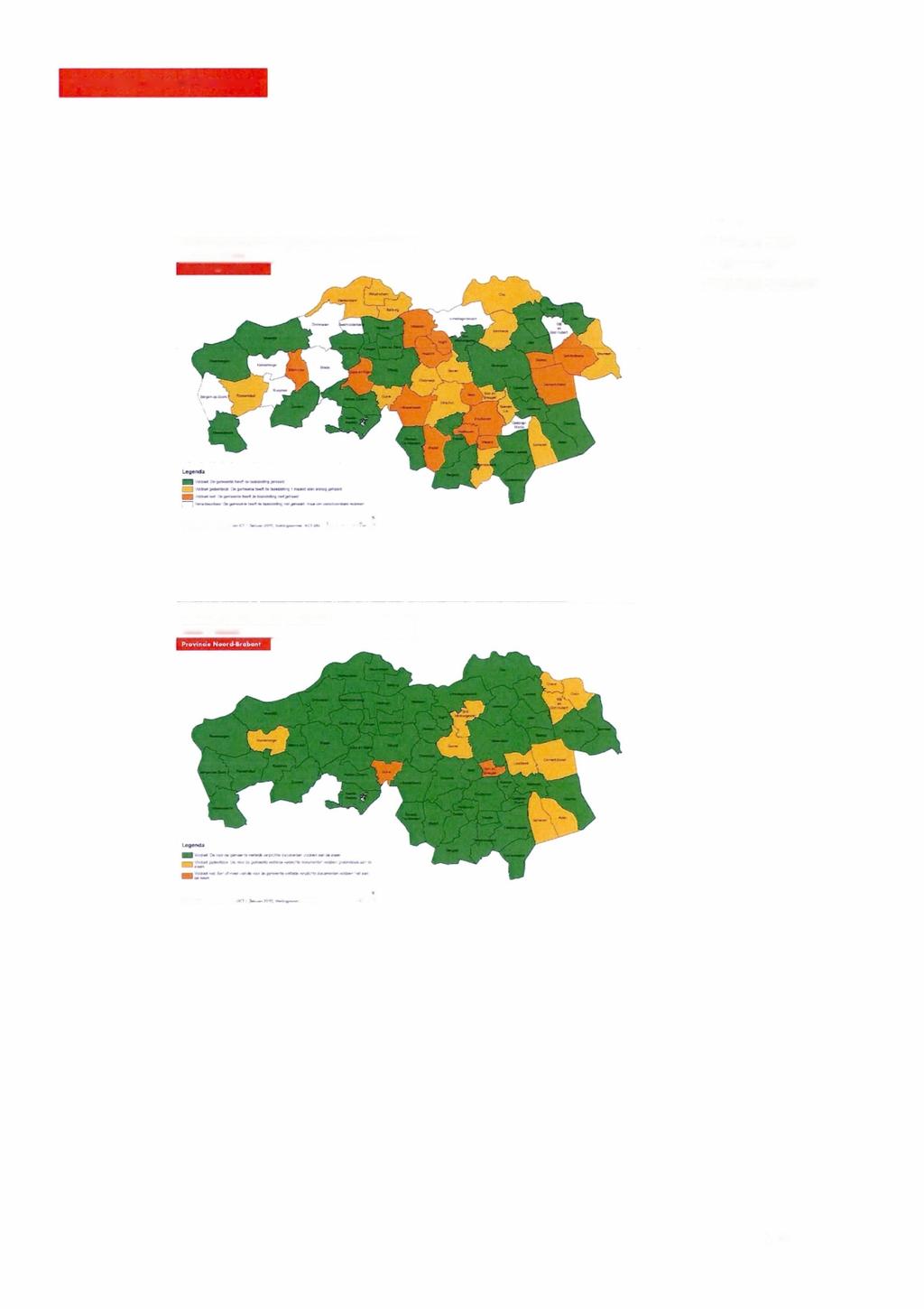 Provincie Noord-Brobant Resultaten toezicht