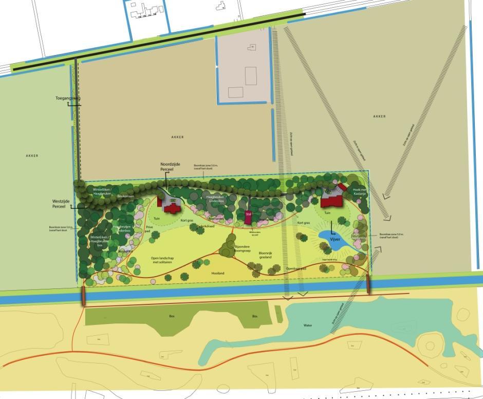 SW-C2 6 van 10 5 Waterhuishoudkundige thema s Voor het plangebied is een Voorlopig Ontwerp inrichtingsplan opgesteld.