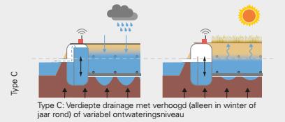 Resultaten Hornhuizen Nieuwe drainage verdiept aangelegd 50% minder water afgevoerd Zoete zone gecreeerd tussen de oude en
