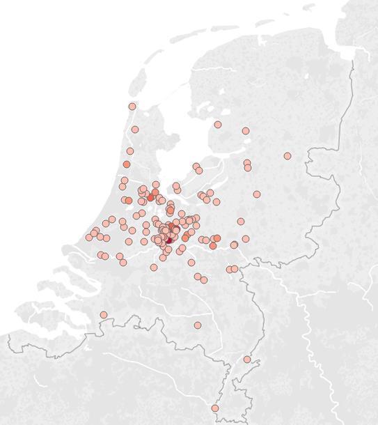 Mensen die in Utrecht wonen, werken en/of studeren Niet-bezoekers vooral vanwege werk, evenementen of wandeling in de stad De hoofdreden voor mensen die in Utrecht wonen, werken en/of studeren om