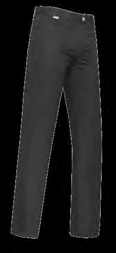 7499.326.70 Zwart Toby Herenpantalon met jeanslook, meerdere zakken en gedeeltelijk elastiek in tailleband.
