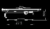 X3 1250 mm Zaaglengte 3500 mm (optie 2500 / 3100 mm) Afmetingen zaagtafel 985 mm x 710 mm Afmetingen loopwagen