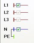 PE W2 Fasen en PE A2 Ra = 5 Ohm 10 A