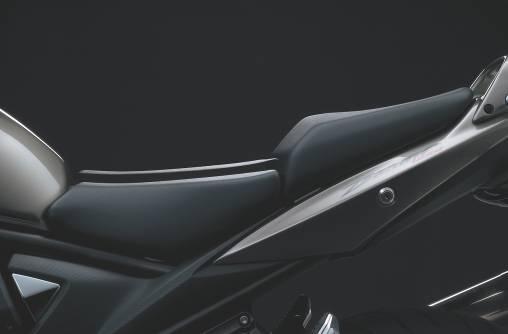 Samen met het stijlvolle zwarte motorblok en het zwarte frame is de nieuwe Bandit 1250A klaar voor de toekomst!